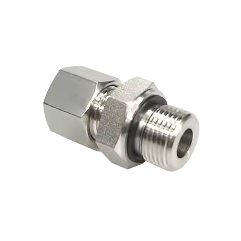 Conector macho hidráulico de aço inoxidável